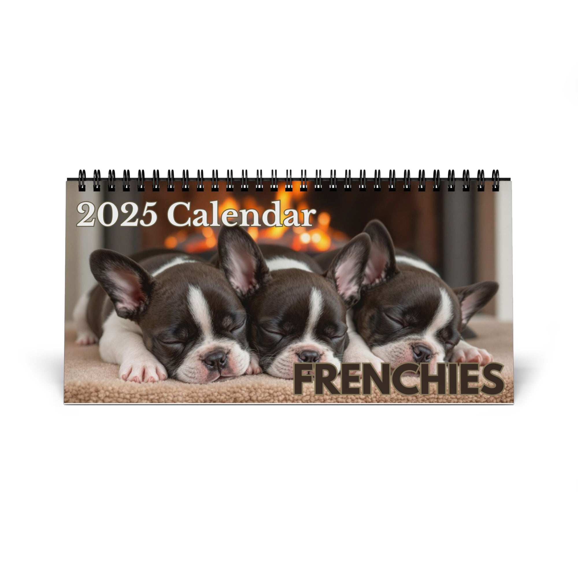 2025 Desktop Calendar with Frenchie Puppies